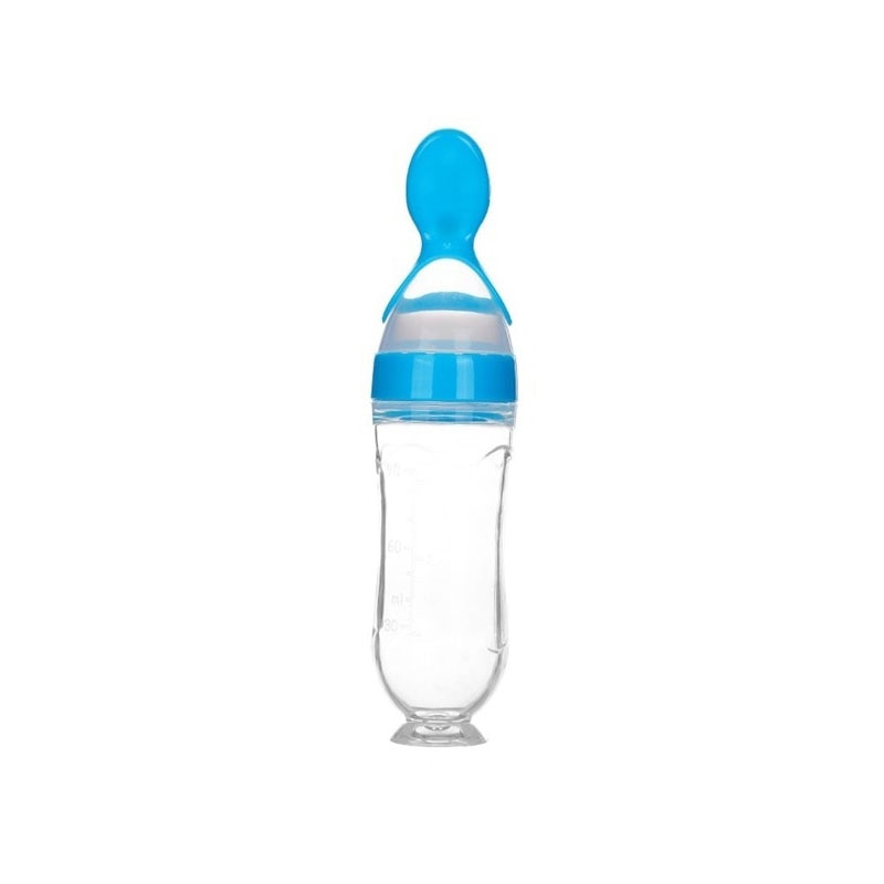 Baby Squeezy Spoon Bottle - Golden Buy