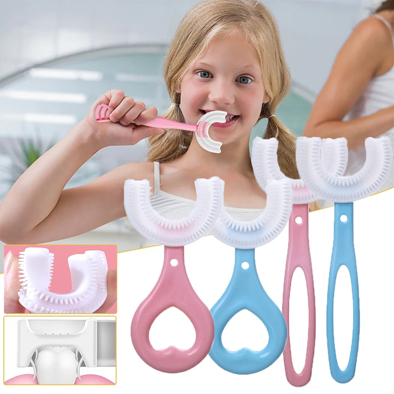 Children Toothbrush  U-shaped 360 Degree