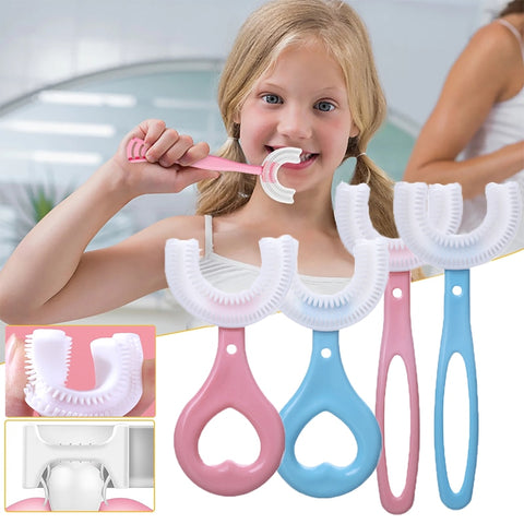 Children Toothbrush  U-shaped 360 Degree