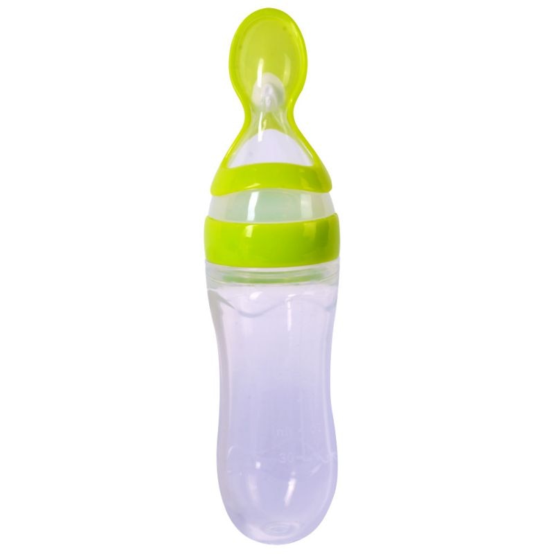 Baby Squeezy Spoon Bottle - Golden Buy