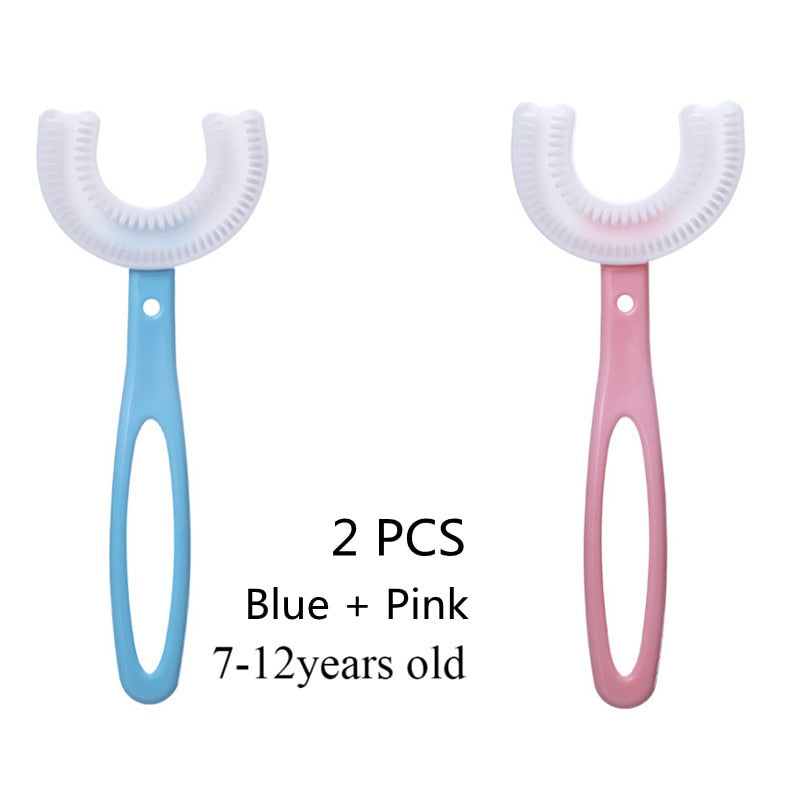 Children Toothbrush  U-shaped 360 Degree