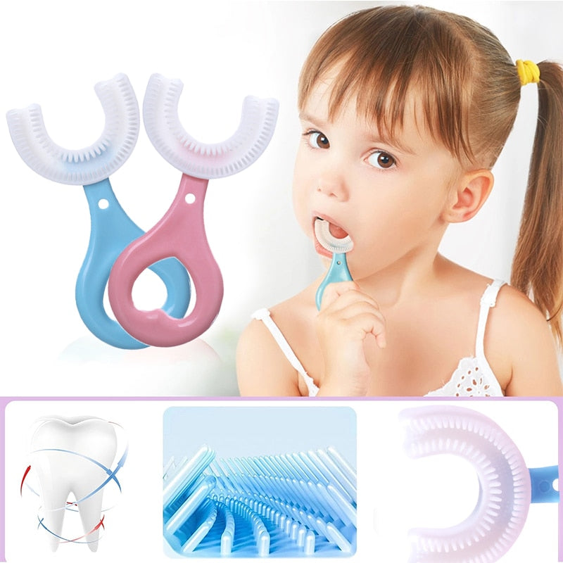 Children Toothbrush  U-shaped 360 Degree