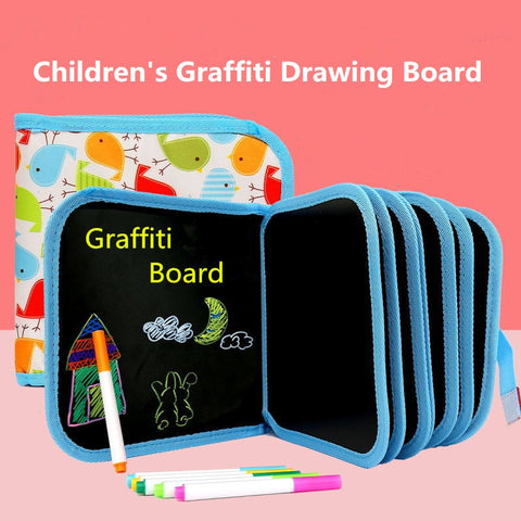 Portable Drawing & Coloring Book for Kids - Golden Buy