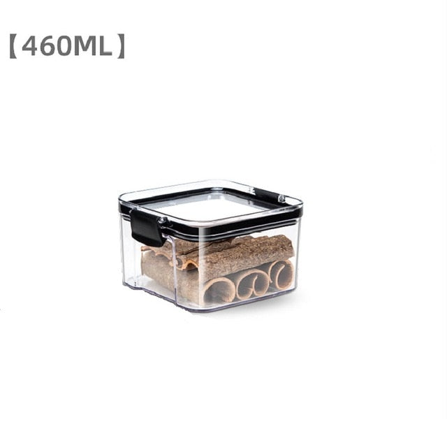 Plastic Sealed Cans Kitchen Storage Box - Golden Buy