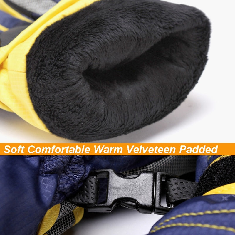 Snowboard Ski Gloves for Men & Women - Golden Buy