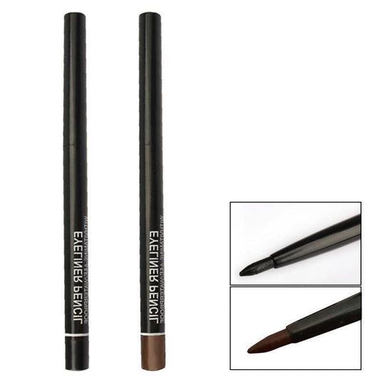 Black Brown Natural Waterproof Eye Liner 1PC - Golden Buy