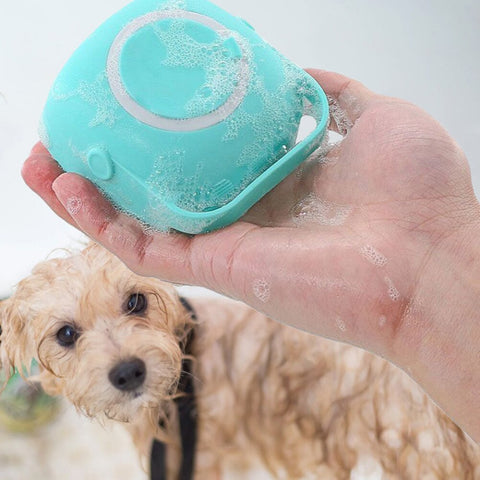 Silicone Bath Brush Pet - Golden Buy